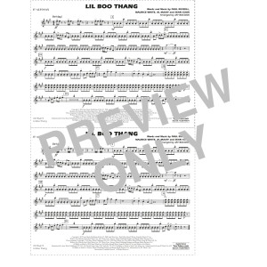 Lil Boo Thang (arr. Jay Bocook) - Eb Alto Sax