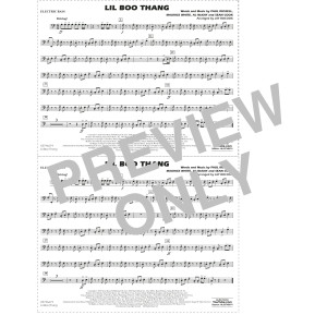 Lil Boo Thang (arr. Jay Bocook) - Electric Bass