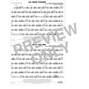 Lil Boo Thang (arr. Jay Bocook) - Multiple Bass Drums
