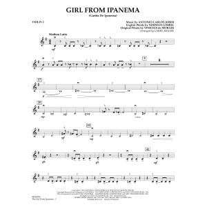 The Girl From Ipanema (Garôta De Ipanema) (arr. Larry Moore) - Violin 2