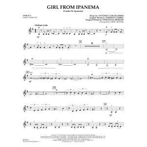 The Girl From Ipanema (Garôta De Ipanema) (arr. Larry Moore) - Violin 3 (Viola Treble Clef)