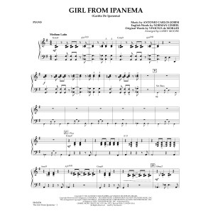 The Girl From Ipanema (Garôta De Ipanema) (arr. Larry Moore) - Piano