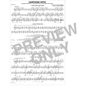 Cartoon Hits! - Drum Set
