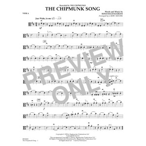 The Chipmunk Song (arr. Larry Moore) - Viola