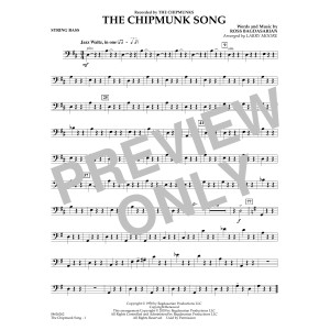The Chipmunk Song (arr. Larry Moore) - String Bass