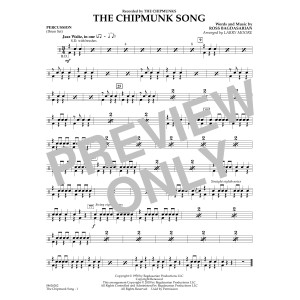 The Chipmunk Song (arr. Larry Moore) - Percussion