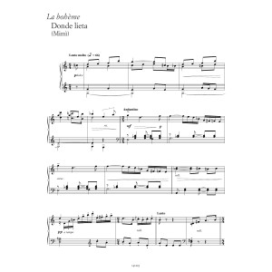 Donde lieta uscì (from La Bohème)