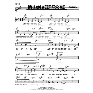 Willow Weep For Me (Low Voice)