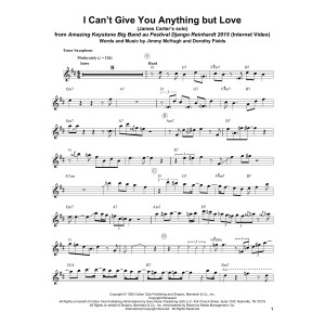 I Can't Give You Anything But Love