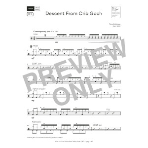 Descent From Crib Goch (Grade 7, list B2, from the ABRSM Drum Kit Syllabus 2024)