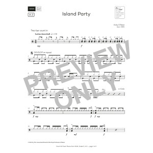 Island Party (Grade 5, list A3, from the ABRSM Drum Kit Syllabus 2024)