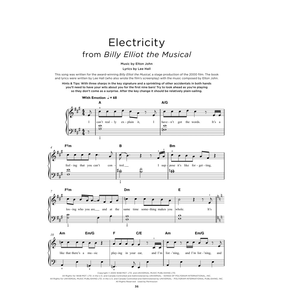 Electricity (from Billy Elliot: The Musical)