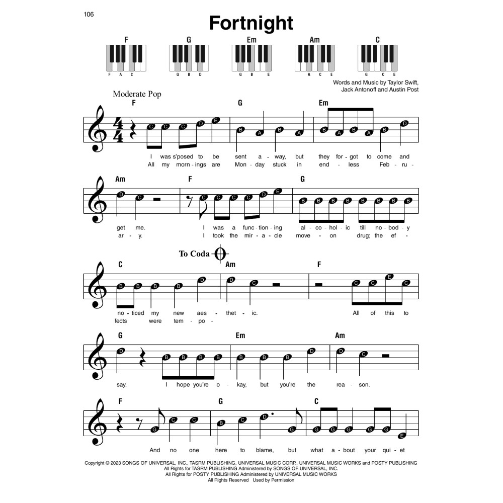 Fortnight (feat. Post Malone)