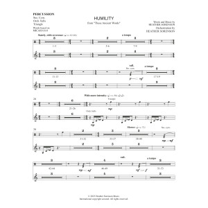 Humility - Percussion/Bells