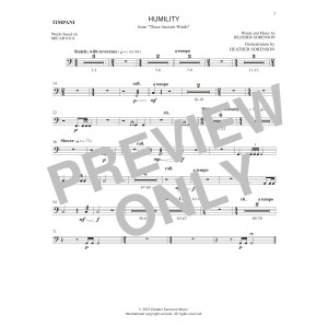 Humility - Timpani