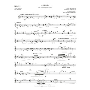 Humility - Violin 1