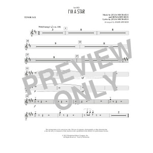 I'm A Star (from Wish) (arr. Mark Brymer) - Tenor Sax