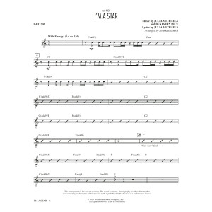 I'm A Star (from Wish) (arr. Mark Brymer) - Guitar