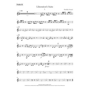 Liberation's Suite - Violin 2