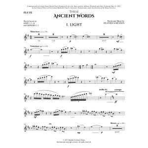 These Ancient Words - Flute