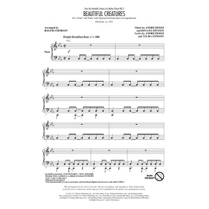 Beautiful Creatures (from Rio 2) (arr. Roger Emerson)