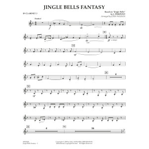 Jingle Bells Fantasy (arr. John Wasson) - Bb Clarinet 3