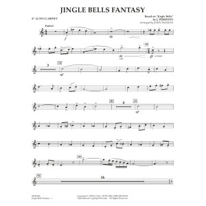 Jingle Bells Fantasy (arr. John Wasson) - Eb Alto Clarinet