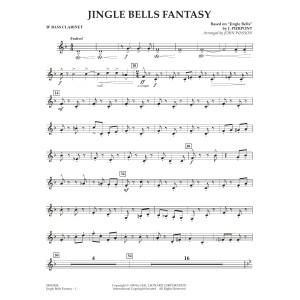 Jingle Bells Fantasy (arr. John Wasson) - Bb Bass Clarinet