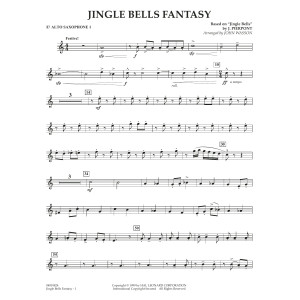 Jingle Bells Fantasy (arr. John Wasson) - Eb Alto Saxophone 1