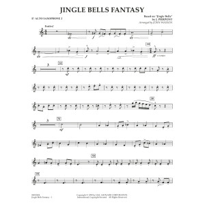Jingle Bells Fantasy (arr. John Wasson) - Eb Alto Saxophone 2