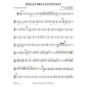 Jingle Bells Fantasy (arr. John Wasson) - Bb Tenor Saxophone