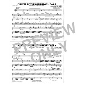 Pirates of the Caribbean - Part 2 (arr. Michael Brown) - 1st Bb Trumpet
