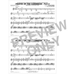 Pirates of the Caribbean - Part 2 (arr. Michael Brown) - Mallet Percussion 1