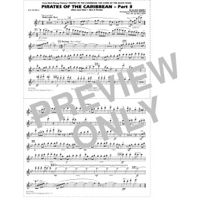 Pirates of the Caribbean - Part 3 (arr. Michael Brown) - Flute/Piccolo