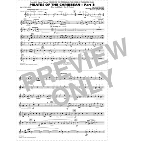 Pirates of the Caribbean - Part 3 (arr. Michael Brown) - 2nd Bb Trumpet