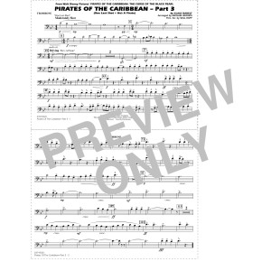 Pirates of the Caribbean - Part 3 (arr. Michael Brown) - Trombone