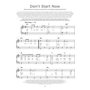 Don't Start Now