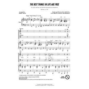 The Best Things In Life Are Free (arr. Kirby Shaw)