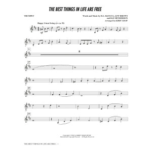 The Best Things in Life Are Free (arr. Kirby Shaw) - Trumpet