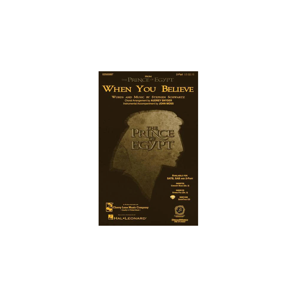 When You Believe (from The Prince Of Egypt) (arr. Audrey Snyder)