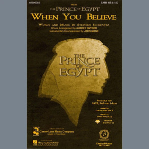 When You Believe (from The Prince Of Egypt) (arr. Audrey Snyder)