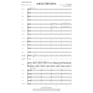 For All The Saints - Conductor Score (Full Score)