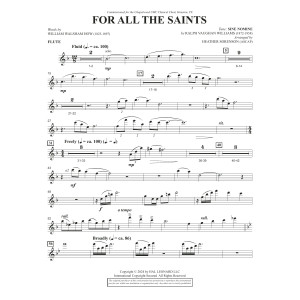 For All The Saints - Flute