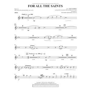 For All The Saints - Oboe