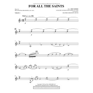 For All The Saints - Violin 1