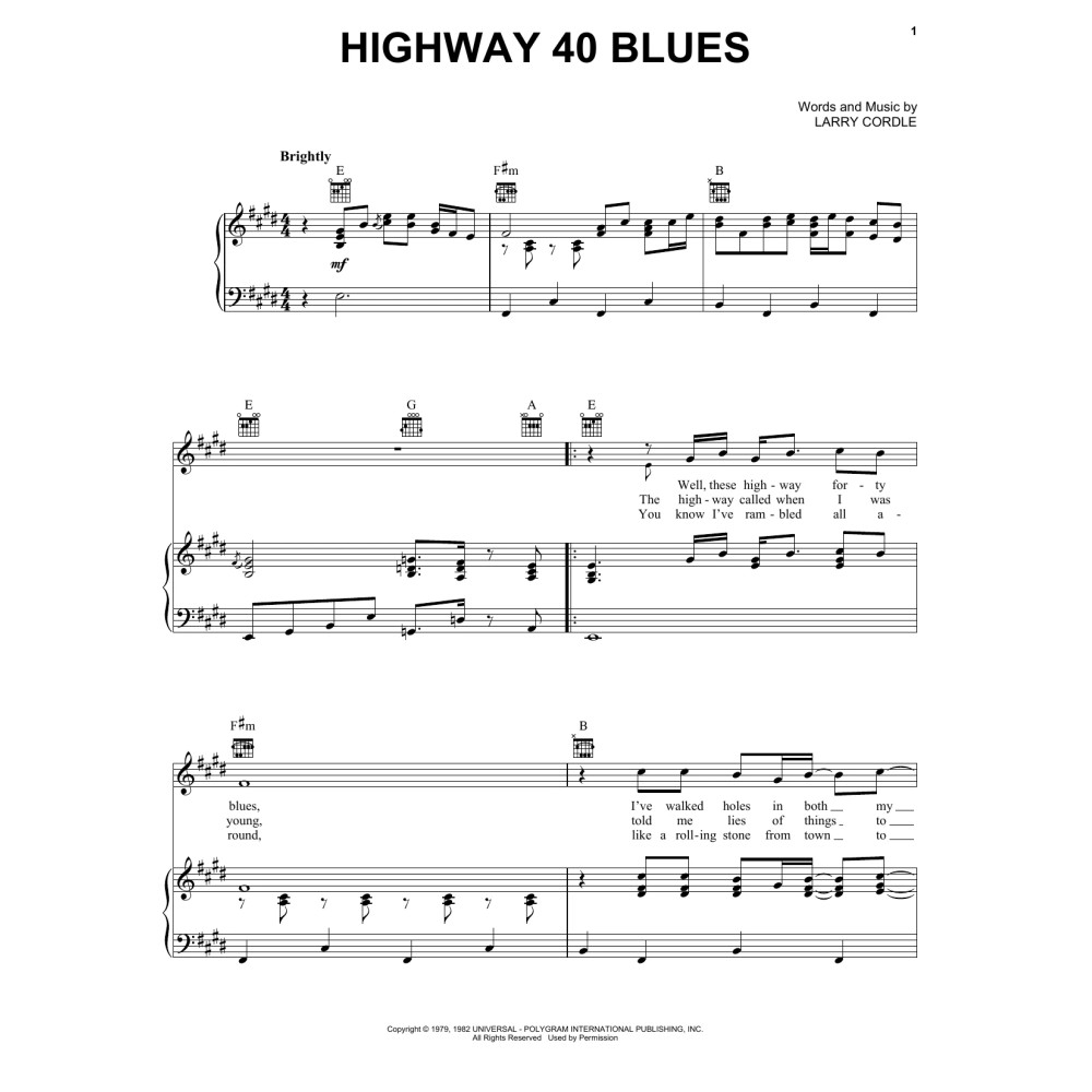 Highway 40 Blues
