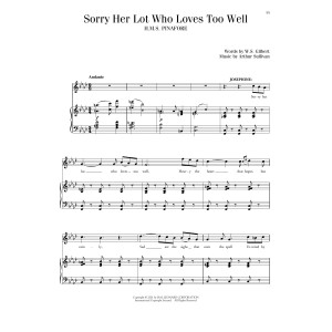 Sorry Her Lot Who Loves Too Well (from H.M.S. Pinafore)