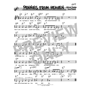 Pennies From Heaven (Low Voice)