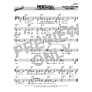 Perdido (Low Voice)
