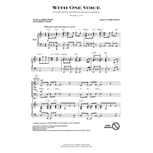 With One Voice
